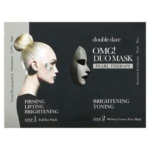 Double Dare, OMG! Duo Beauty Mask, Pearl Therapy, 1 Set - HealthCentralUSA