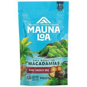 Mauna Loa, Dry Roasted Macadamias, Kiawe Smoked BBQ, 4 oz (113 g) - HealthCentralUSA