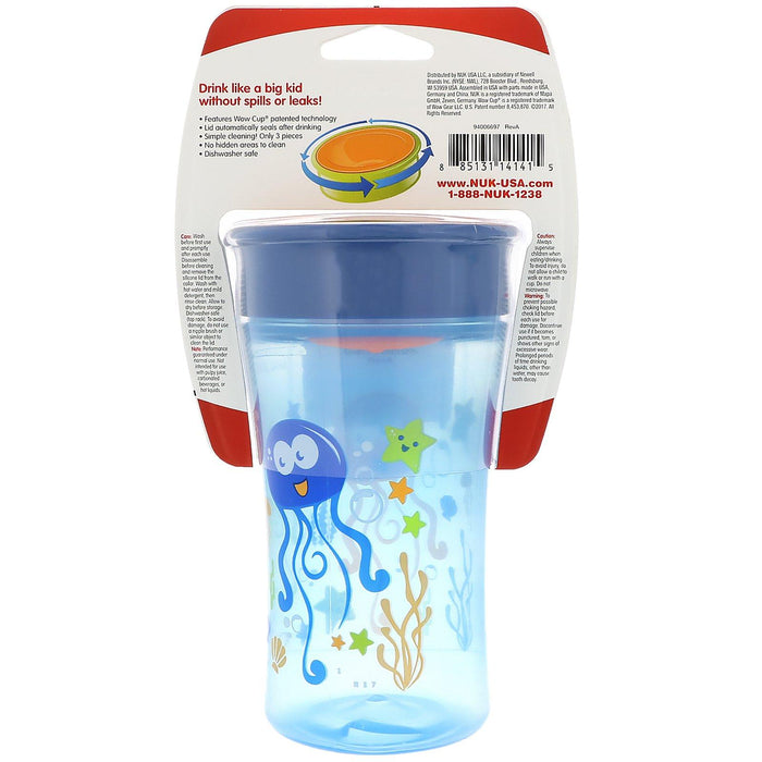 NUK, Magic 360, Magical Spoutless Cup, 12+ Months, 1 Cup, 10 oz (300 ml) - HealthCentralUSA