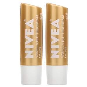 Nivea, Lip Care, Vanilla Buttercream, 2 Pack, 0.17 oz (4.8 g) Each - HealthCentralUSA
