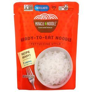 Miracle Noodle, Ready-to-Eat Noodle, Fettuccine Style, 7 oz (200 g) - HealthCentralUSA