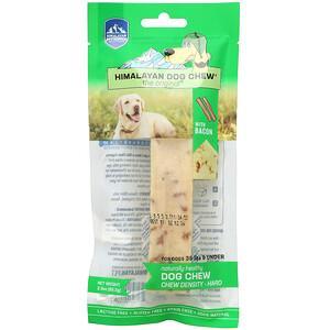 Himalayan Pet Supply, Himalayan Dog Chew, Hard, For Dogs 35 lbs & Under, Bacon, 2.3 oz (65.2 g) - HealthCentralUSA
