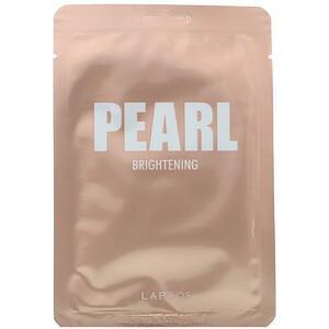 Lapcos, Daily Skin Beauty Mask Pearl, Brightening, 5 Sheets, 0.81 fl oz (24 ml) Each - HealthCentralUSA