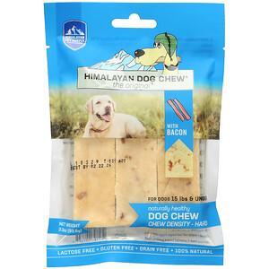 Himalayan Pet Supply, Himalayan Dog Chew, Hard, For Dogs 15 lbs & Under, Bacon, 3.3 oz (93.6 g) - HealthCentralUSA