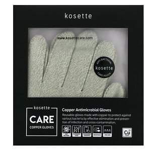 Kosette, Copper Antimicrobial Gloves, Medium, 1 Pair - HealthCentralUSA