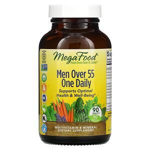 MegaFood, Men Over 55 One Daily, 90 Tablets - HealthCentralUSA