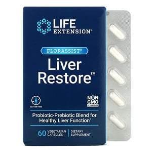 Life Extension, FLORASSIST Liver Restore, 60 Vegetarian Capsules - HealthCentralUSA
