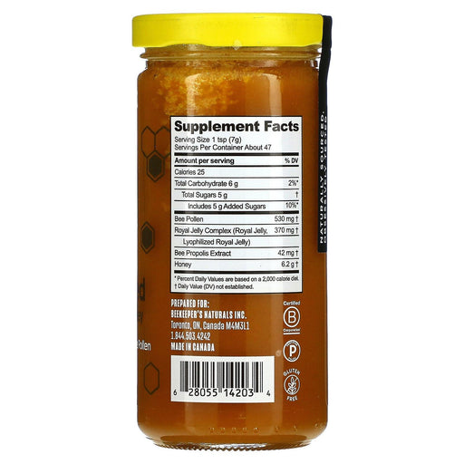 Beekeeper's Naturals, B. Powered, Superfood Honey, 11.6 oz (330 g) - HealthCentralUSA