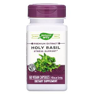 Nature's Way, Holy Basil, 450 mg, 60 Vegan Capsules - HealthCentralUSA
