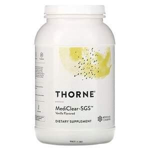 Thorne Research, MediClear-SGS, Vanilla Flavored, 34.4 oz (978 g) - HealthCentralUSA