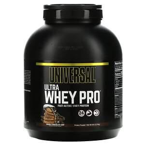 Universal Nutrition, Ultra Whey Pro, Protein Powder, Double Chocolate Chip, 5 lb (2.27 kg) - HealthCentralUSA