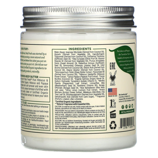 Petal Fresh, Renewing Body Butter, Hibiscus & Papaya, 8 oz (237 ml) - HealthCentralUSA