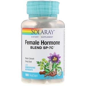 Solaray, Female Hormone Blend SP-7C, 180 VegCaps - HealthCentralUSA