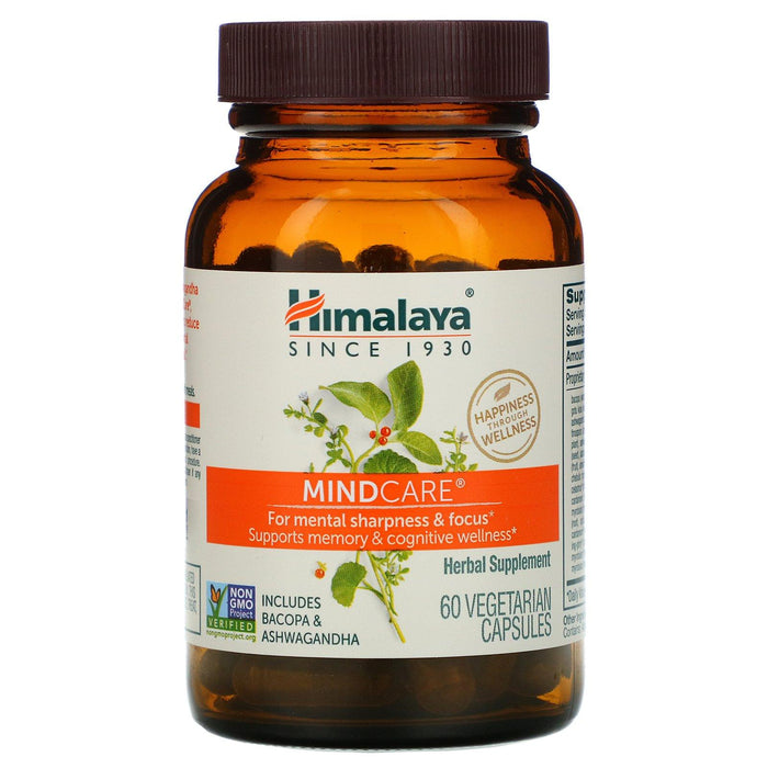 Himalaya, MindCare, 60 Vegetarian Capsules - HealthCentralUSA