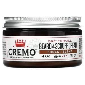 Cremo, One-For-All Beard & Scruff Cream, Forest Blend, 4 oz (113 g) - HealthCentralUSA