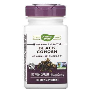 Nature's Way, Black Cohosh, 40 mg, 120 Vegan Capsules - HealthCentralUSA