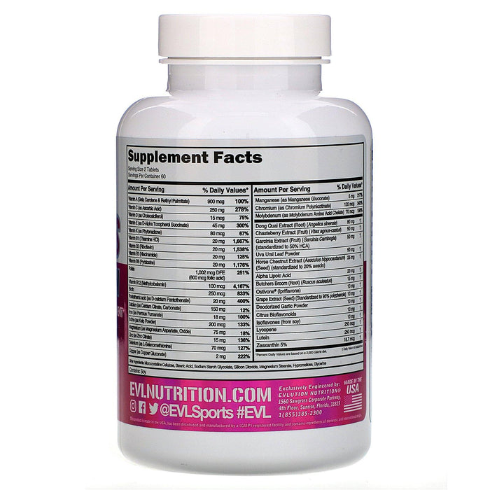 EVLution Nutrition, Women's Multivitamin, 120 Tablets - HealthCentralUSA
