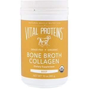 Vital Proteins, Bone Broth Collagen, Beef, 10 oz (285 g) - HealthCentralUSA