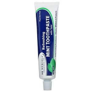 Dr. Mercola, Refreshing Toothpaste with Tulsi, Cool Mint, 3 oz (85 g) - HealthCentralUSA