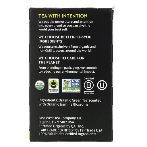 Choice Organic Teas, Green Tea, Jasmine Green, 16 Tea Bags, .85 oz (24 g) - HealthCentralUSA