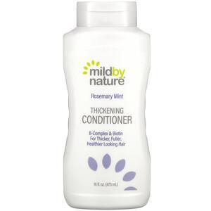 Mild By Nature, Thickening Conditioner, B-Complex & Biotin, Rosemary Mint, 16 fl oz (473 ml - HealthCentralUSA