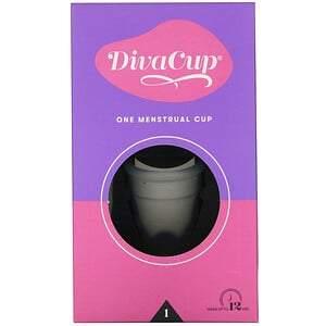 Diva International, DivaCup, Model 1, 1 Menstrual Cup - HealthCentralUSA