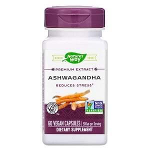 Nature's Way, Ashwagandha, 500 mg, 60 Vegan Capsules - HealthCentralUSA