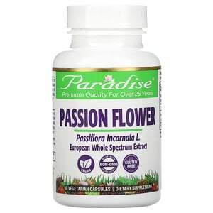 Paradise Herbs, Passion Flower, 60 Vegetarian Capsules - HealthCentralUSA