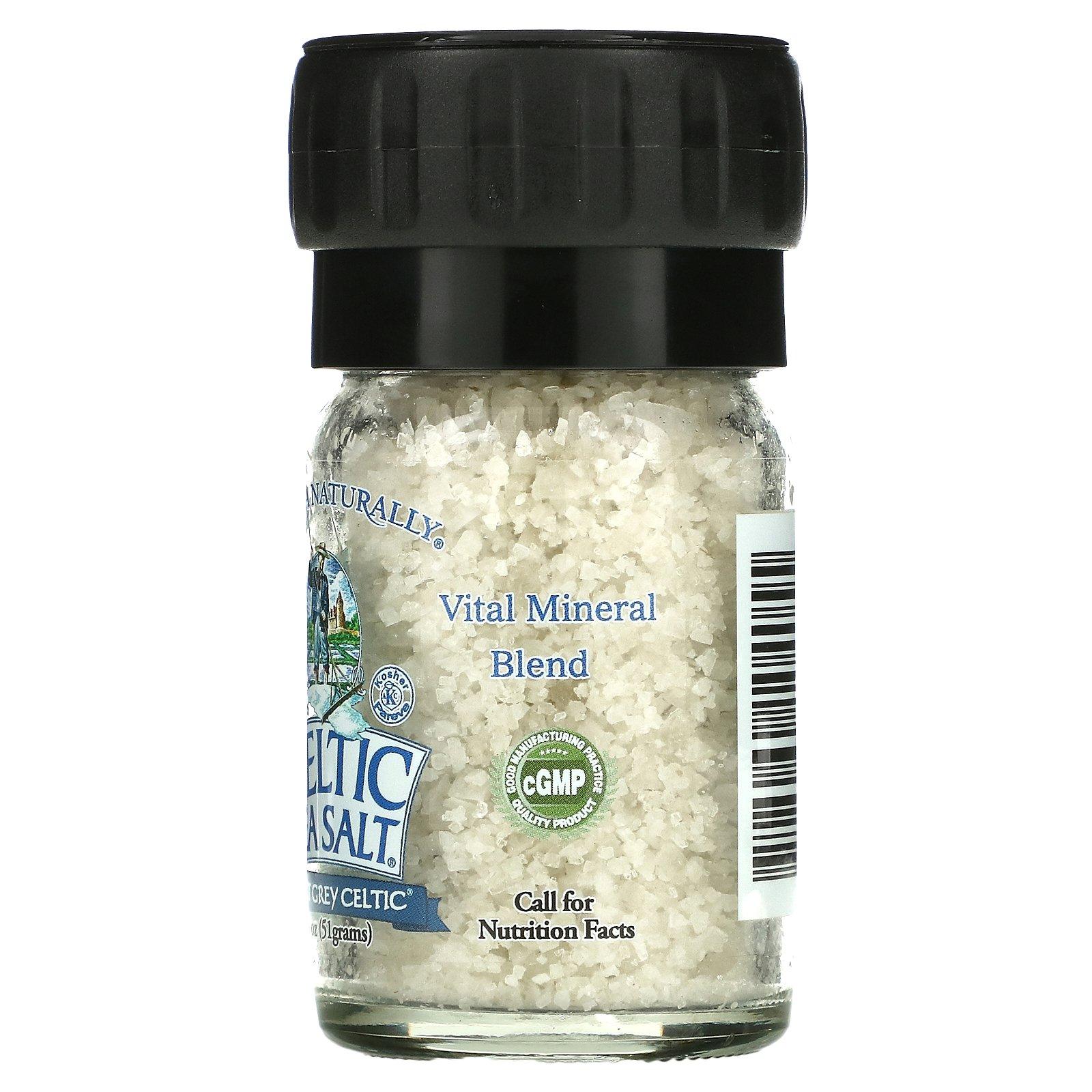 Light Grey Celtic Sea Salt (course), 1 lb - Selina Naturally