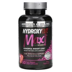Hydroxycut, Max! For Women, 60 Rapid-Release Liquid Capsules - HealthCentralUSA