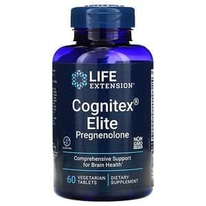 Life Extension, Cognitex Elite Pregnenolone, 60 Vegetarian Tablets - HealthCentralUSA