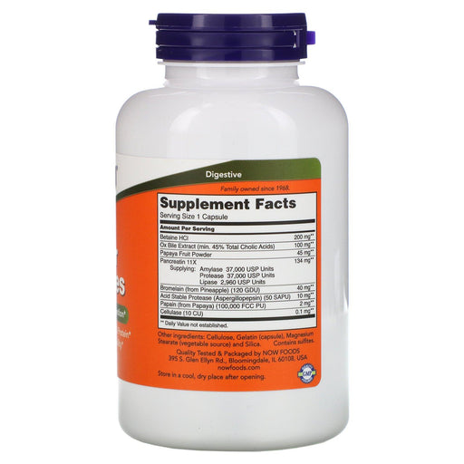 Now Foods, Super Enzymes, 180 Capsules - HealthCentralUSA