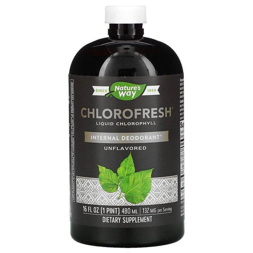 Nature's Way, Chlorofresh, Liquid Chlorophyll, Unflavored, 16 fl oz (480 ml) - HealthCentralUSA