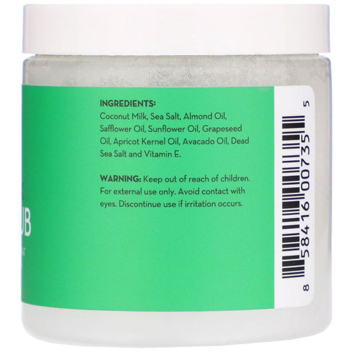 Pure Body Naturals, Coconut Milk Body Scrub, 12 oz (340 g) - HealthCentralUSA