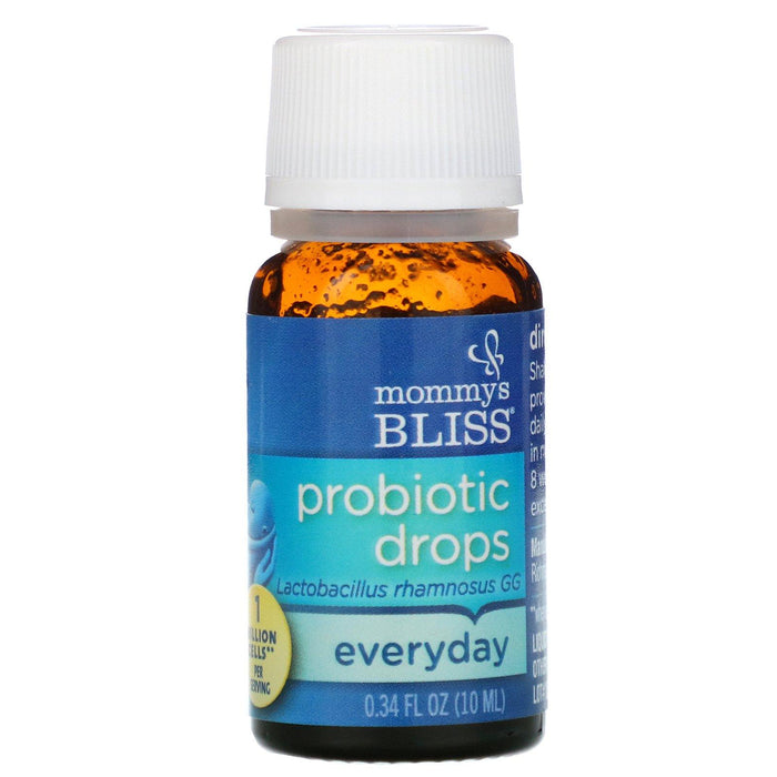 Mommy's Bliss, Probiotic Drops, Everyday, Newborn+, 0.34 fl oz (10 ml) - HealthCentralUSA