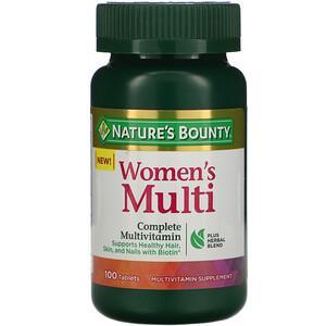 Nature's Bounty, Women's Multi, Complete Multivitamin, 100 Tablets - HealthCentralUSA