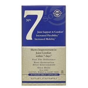Solgar, No. 7, Joint Support & Comfort, 30 Vegetable Capsules - HealthCentralUSA