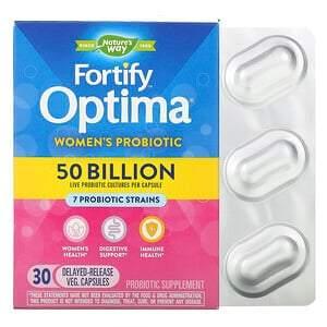 Nature's Way, Fortify Optima, Women's Probiotic, 50 Billion, 30 Delayed Release Veg. Capsules - HealthCentralUSA