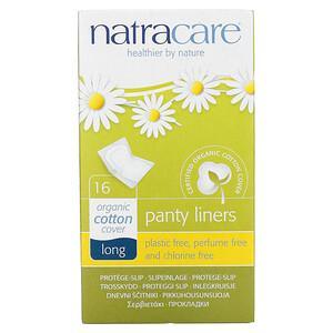 Natracare, Organic Panty Liners, Long, 16 Liners - HealthCentralUSA