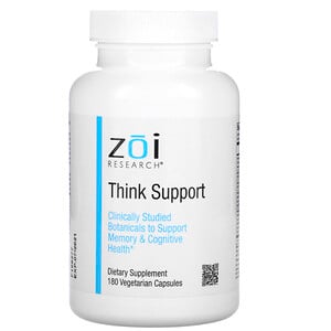 ZOI Research, Think Support, 180 Vegetarian Capsules - HealthCentralUSA