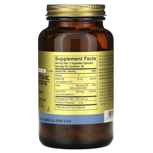 Solgar, Gold Specifics, Homocysteine Modulators, 120 Vegetable Capsules - HealthCentralUSA