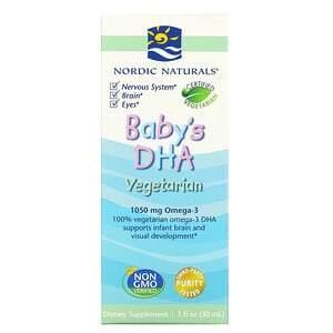 Nordic Naturals, Baby's DHA, Vegetarian, 1 fl oz (30 ml) - HealthCentralUSA