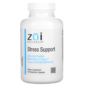 ZOI Research, Stress Support, 180 Vegetarian Capsules - HealthCentralUSA