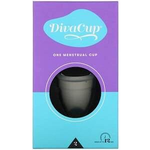 Diva International, DivaCup, Model 2, 1 Menstrual Cup - HealthCentralUSA