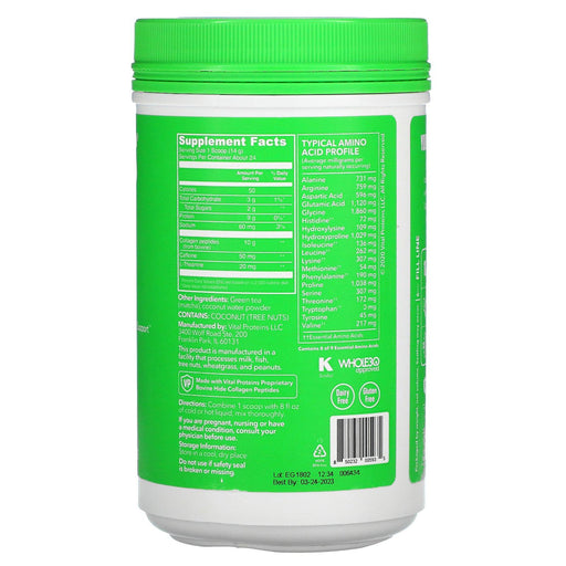 Vital Proteins, Matcha Collagen, Original Matcha, 12 oz (341 g) - HealthCentralUSA