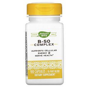 Nature's Way, B-50 Complex, 100 Capsules - HealthCentralUSA