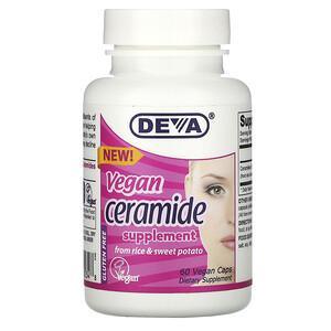 Deva, Vegan Ceramide, 60 Vegan Caps - HealthCentralUSA
