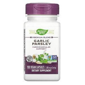 Nature's Way, Garlic Parsley, 1,090 mg, 100 Vegan Capsules - HealthCentralUSA