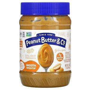Peanut Butter & Co., Smooth Operator, Peanut Butter Spread, 16 oz (454 g) - HealthCentralUSA