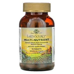 Solgar, Earth Source, Multi-Nutrient, Providing Whole Food Concentrates, 90 Tablets - HealthCentralUSA